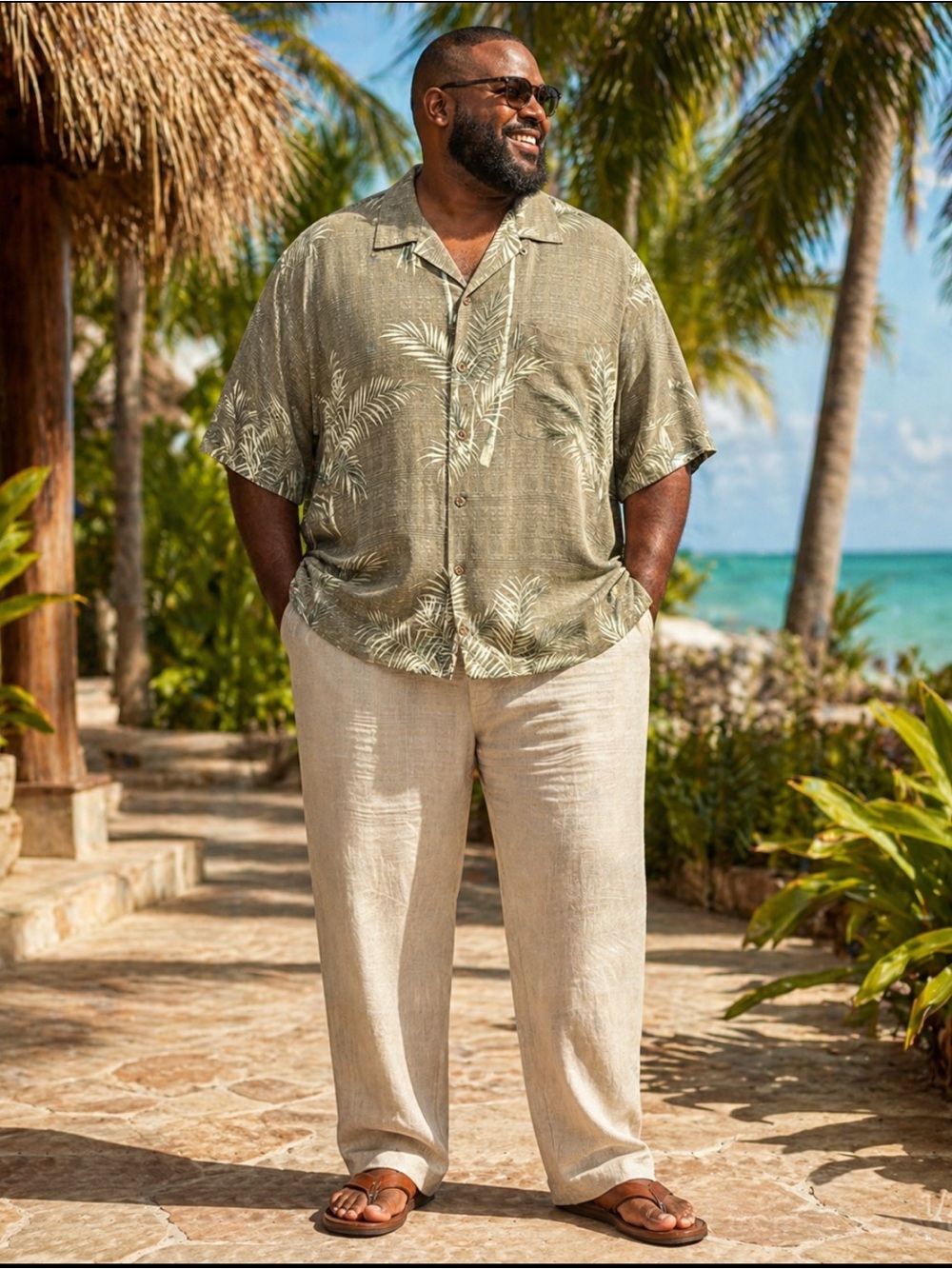 Tommy Bahama Button Down Shirt -Big and Tall